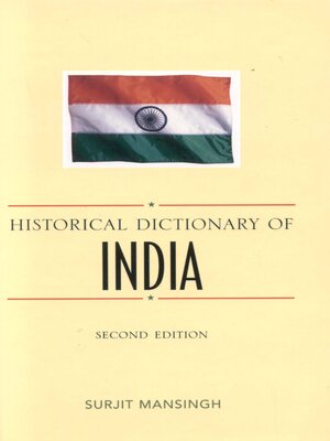 cover image of Historical Dictionary of India